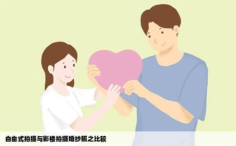 自由式拍摄与影楼拍摄婚纱照之比较