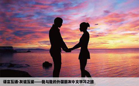 语言互通·友谊互鉴——我与我的外国朋友中文学习之旅