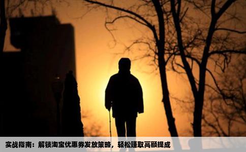 实战指南：解锁淘宝优惠券发放策略，轻松赚取高额提成