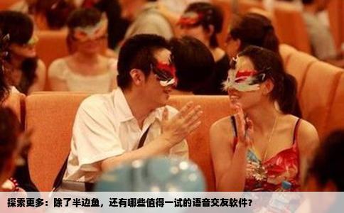 探索更多：除了半边鱼，还有哪些值得一试的语音交友软件？