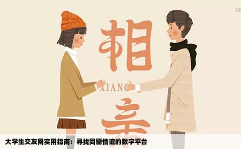 大学生交友网实用指南：寻找同窗情谊的数字平台