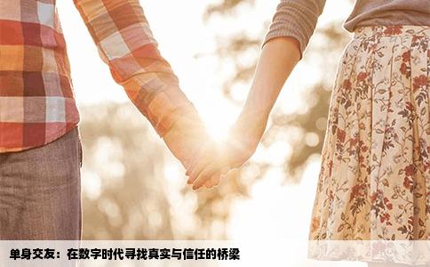 单身交友：在数字时代寻找真实与信任的桥梁