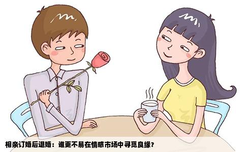 相亲订婚后退婚：谁更不易在情感市场中寻觅良缘？