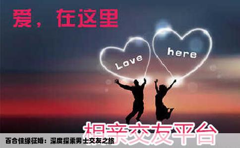 百合佳缘征婚：深度探索男士交友之旅